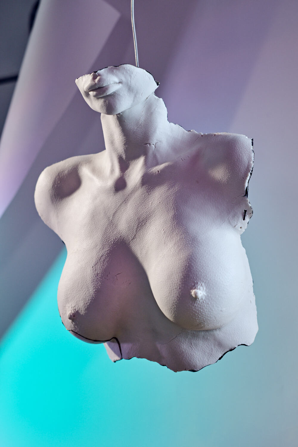 Bust With Mouth Kintsugi // Sculpture // bwmfkgw-o732