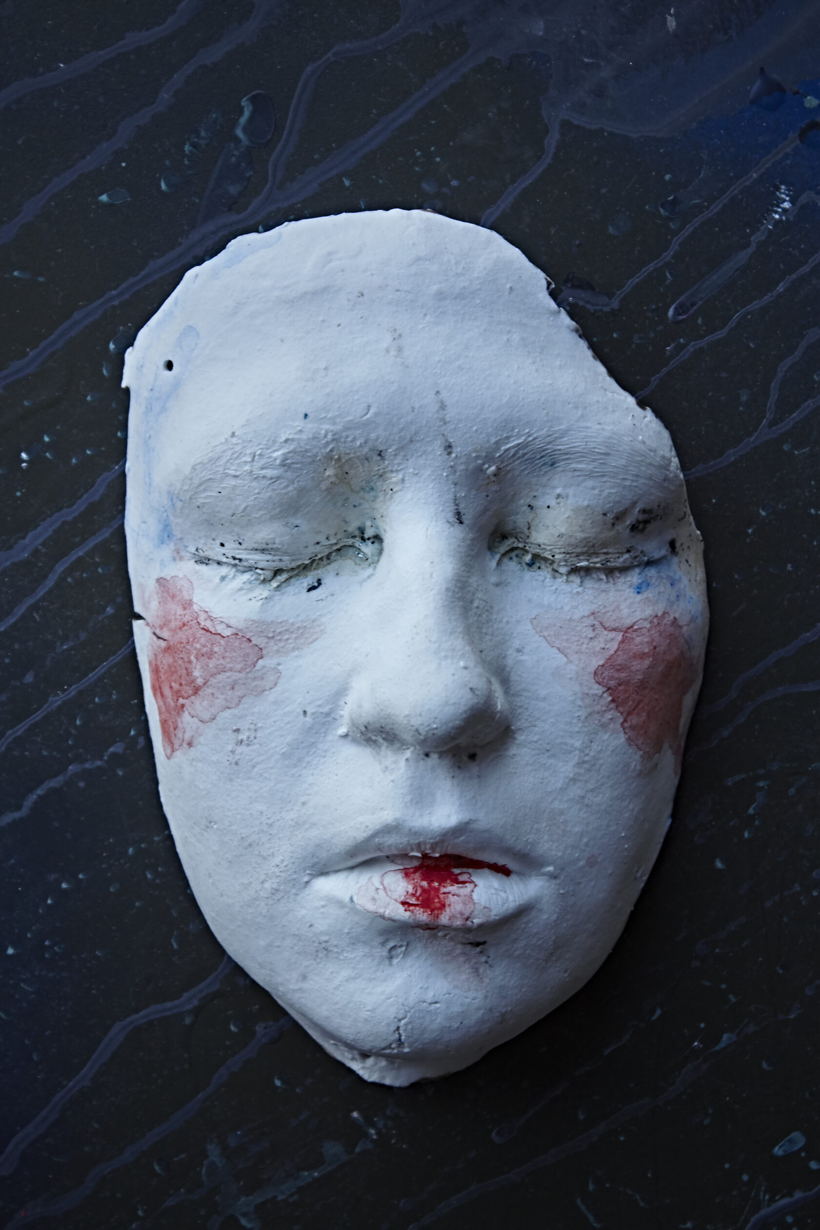 Face Small with Color // Sculpture // fsarc-o11