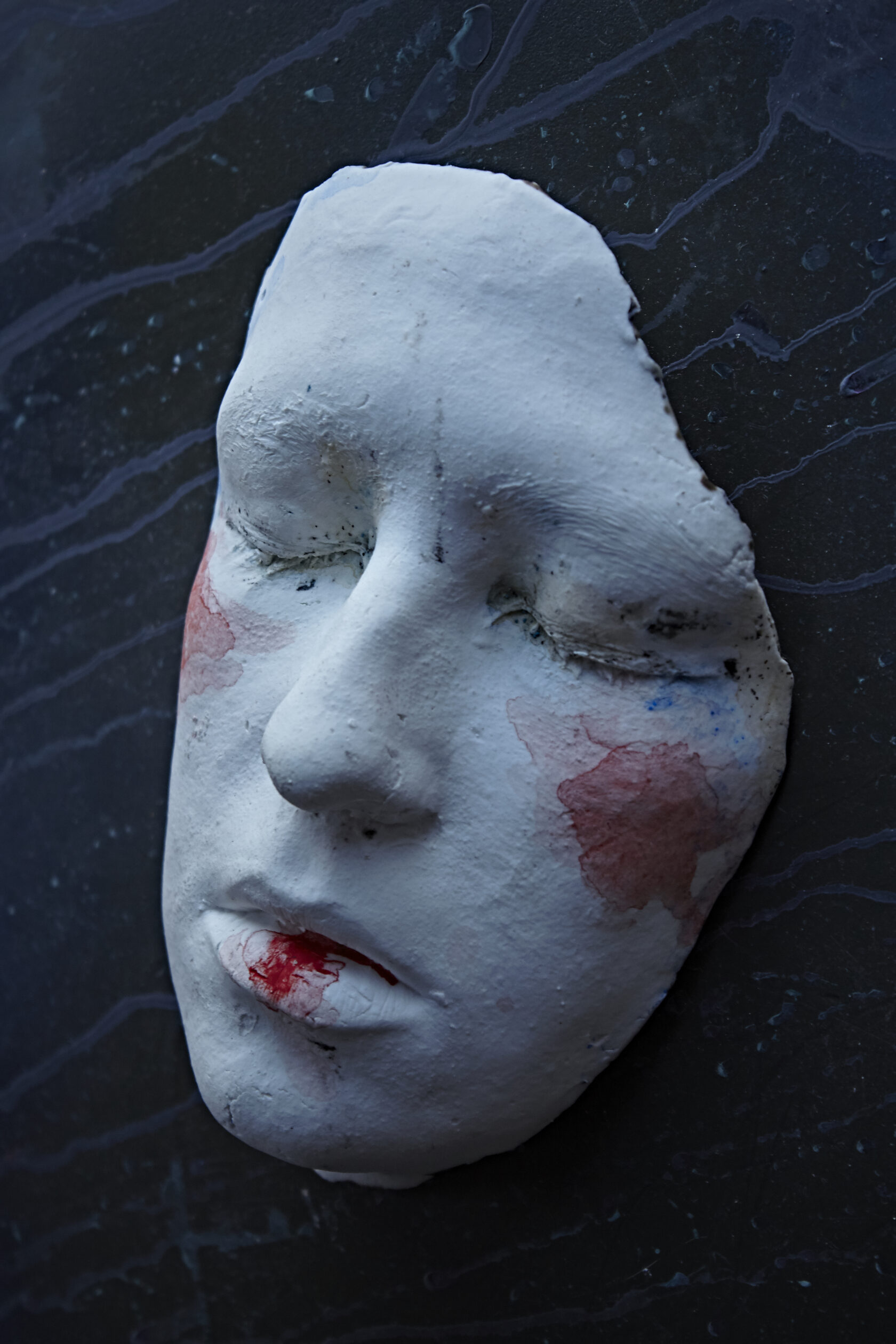 Face Small with Color // Sculpture // fsarc-o11