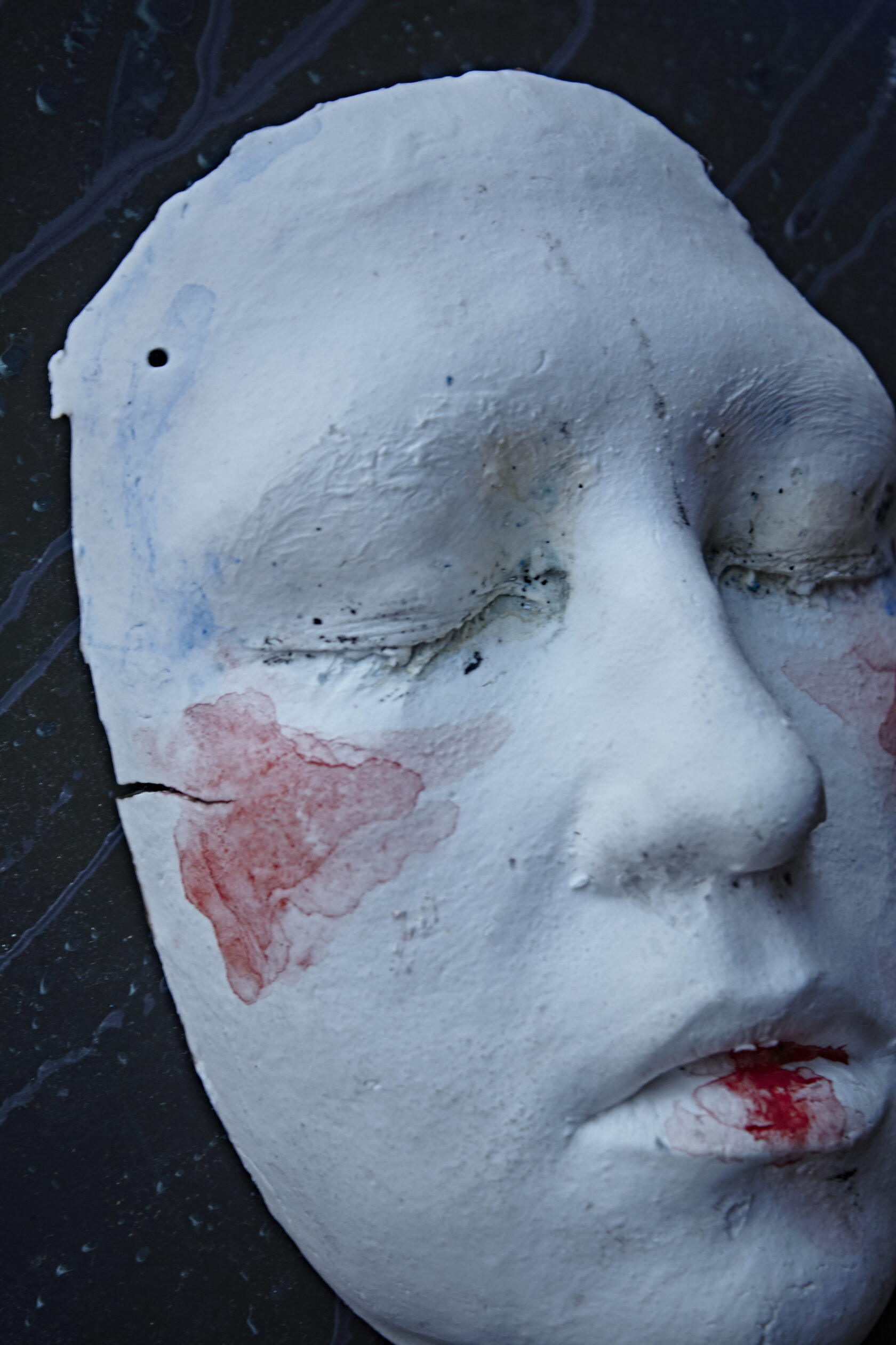 Face Small with Color // Sculpture // fsarc-o11
